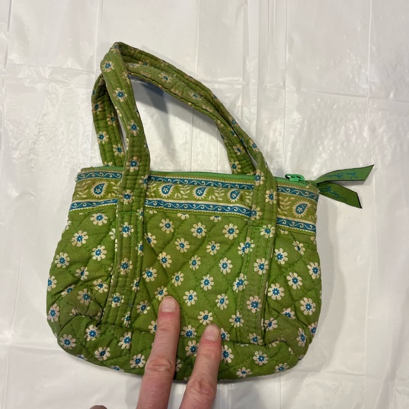 Green Vera Bradley Mini Purse - Picture 3 of 6
